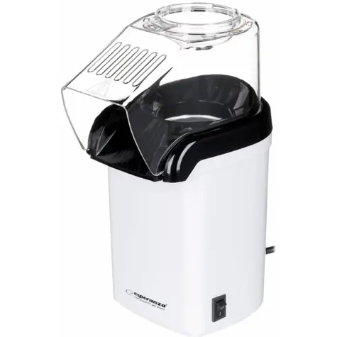 Esperanza EKP005W POOF popcornovač biela / 1200 W / 0,27 L