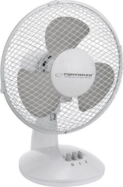 Esperanza EHF004WE Zephyr stolný ventilátor bielo-šedá / 30 W / 2 stupne otáčok