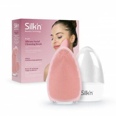 Silk&#39;n Bright ružová / čistiaci prístroj na tvár / 7 rýchlostí / až 8000 vibrácií za min.