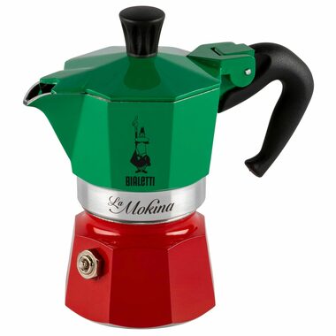 Bialetti La Mokina Italia Tricolore moka kanvička na 1 šálku 40 ml