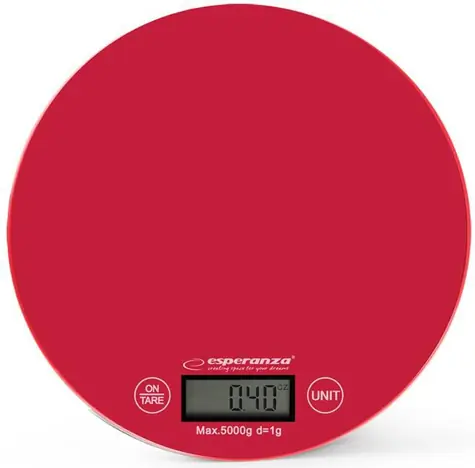 Esperanza Mango EKS003R / Kuchynská váha / max hmotnosť 5 kg / Presnosť: 1 g