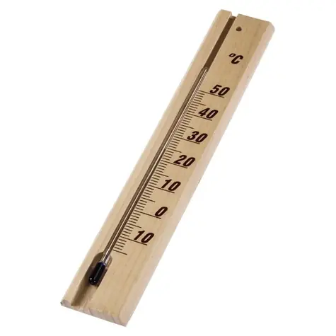 Hama analógový teplomer vnútorný drevený 20 cm