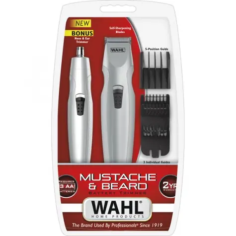 Wahl 5606-308 Mustache &amp; Beard Combo / zastrihávač fúzov / šírka čepele: 30 mm / min. 0.5mm / 3x AA