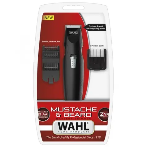 Wahl 5606-508 Mustache &amp; Beard / zastrihávač fúzov / šírka čepele: 30 mm / min. 0.5mm / 2x AA