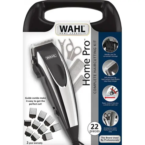 Wahl 9243-2616 Home Pre Chrome / zastrihávač / Šírka čepele: 40 mm / min. 1mm / 10 nástavcov