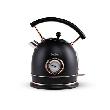 Lauben Electric Kettle 17BC čierna / Varná kanvica / 1.8L / 2200 W / 360° otočná základňa / ukazovateľ teploty