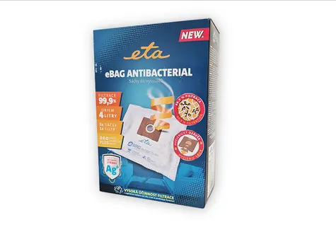 ETA ETA960068020 ETA eBag Antibacterial / Vrecká do vysávača / 5ks / pre 9600 68020