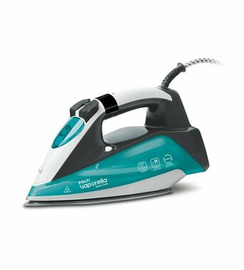 Polti Vaporella Quick &amp; Slide QS220 čierno-zelená / Naparovacia žehlička / 2400W / 350 ml / para 40g-min / parný ráz 250g
