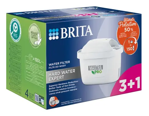 Brita Maxtra Pro Hard Water Expert 4 ks / filtračná vložka