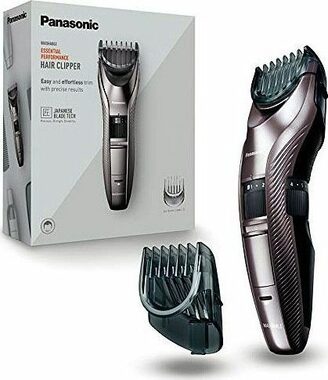 Panasonic ER-GC63-H503 strieborná / Zastrihávač vlasov / 2 nástavce / dĺžka strihu 0.5-20mm