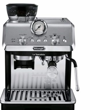 DeLonghi EC 9155.MB La Špecialista Arte strieborná / Pákový kávovar / 1400W / 2.5 l / 15 bar / penič mlieka / mlynček / dopredaj