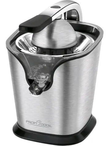 ProfiCook ZP 1154 nerez / Odšťavovač / 160W / 2 nadstavce / nerez výlevka
