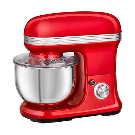 ProfiCook KM 1197 červený / Kuchynský robot / 1200W / 5L / 6 rýchlostí