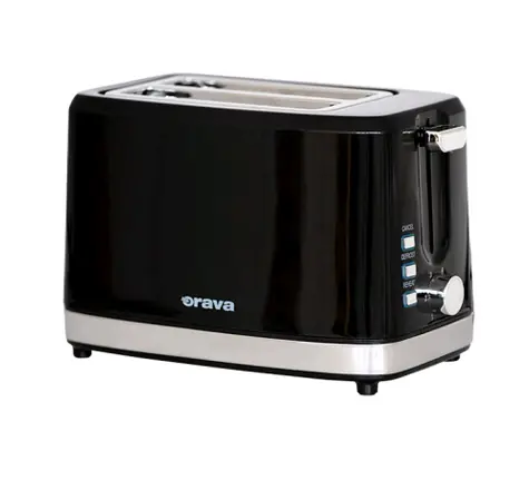 Orava HR-111 čierna / hriankovač / 650-750 W / 2 sloty / 6 stupňov opečenia