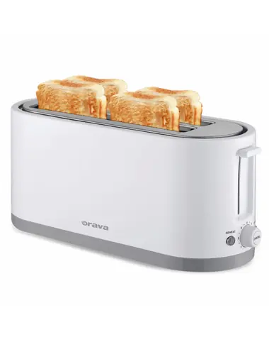 Orava HR-125 biela / hriankovač / 1200-1400 W / 4 sloty / 7 stupňov opečenia
