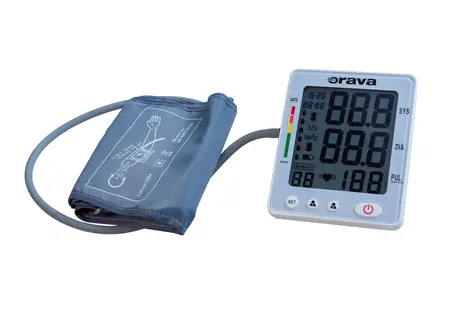 Orava TL-100 Digitálny tlakomer / LCD / 0 - 305 mmHg / pulz 30 až 160x za min.