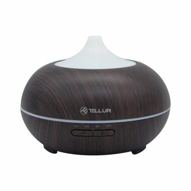 TELLUR WiFi Smart aróma difuzér tmavo-hnedá / 300 ml / LED