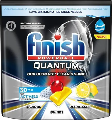 FINISH Quantum Ultimate 30 ks lemon / Tablety do umývačky
