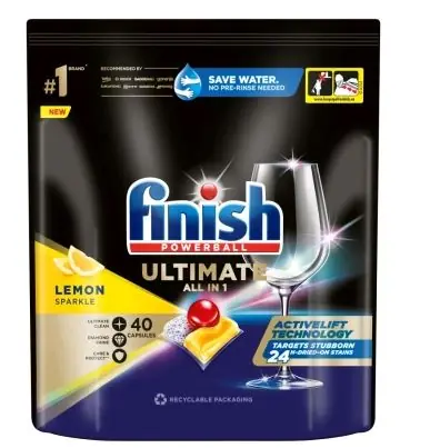 FINISH Quantum Ultimate 40 ks Lemon / Tablety do umývačky 