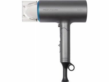 ProfiCare HT 3073 modrá / Cestovný fén / 1600W / 3 teploty / Ionizácia / Cool Shot / Sklopná rukoväť