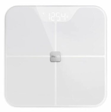 iHealth FIT HS2S / múdra osobná váha / Bluetooth 4.0 / BMI / 4x AAA
