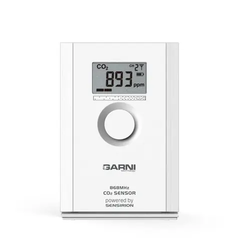 GARNI 102Q Vnútorný bezdrôtový snímač kvality vzduchu