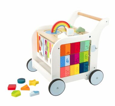 Small Foot Drevené chodítko Elephant / od 12 mesiacov