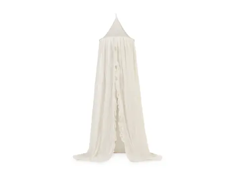 Jollein Nebesa nad postieľku Vintage 245cm Ruffle Ivory