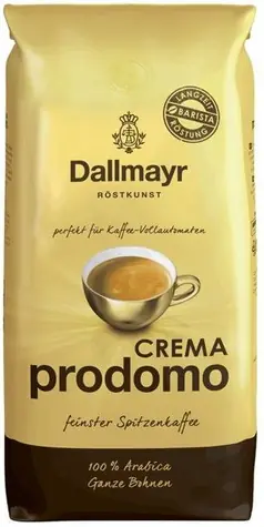 Dallmayr Prodomo Crema 1 kg / Zrnková káva / 100% Arabica