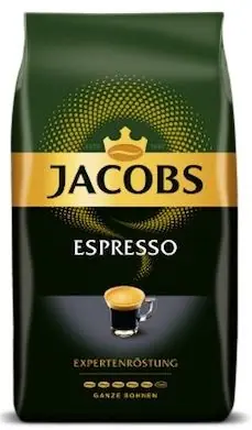 Jacobs Experten Espresso Coffee 1 kg / Zrnková káva / Arabica &amp; Rubusta