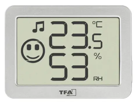 TFA 30.5055.02 - Digitálny teplomer s vlhkomerom - biely (blister)