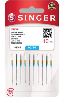Singer 2045 - 90/14 10ks / Ihly / na streč