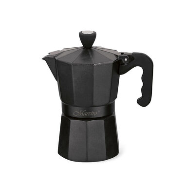 Maestro MR-1666-6 čierna / Moka kanvička / 6 šálok