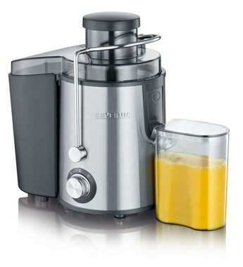 Severin ES 3566 / automatický odšťavovač / 400 W / hrdlo 60mm / 2 rýchlosti / nerez / čierna