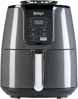 Ninja AF100EU sivá / teplovzdušná fritéza / 1550W / 3.8 l / 4 programy / 40 - 210 °C