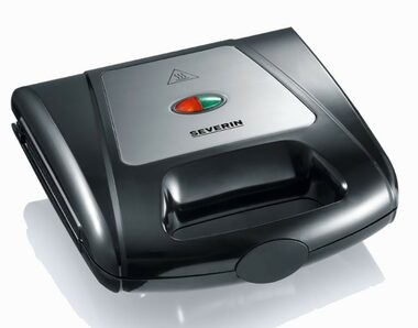 Severin SA 2968 čierna / sendvičovač / 1000W / 3 vymeniteľné nepriľnavé dosky / 2 toasty