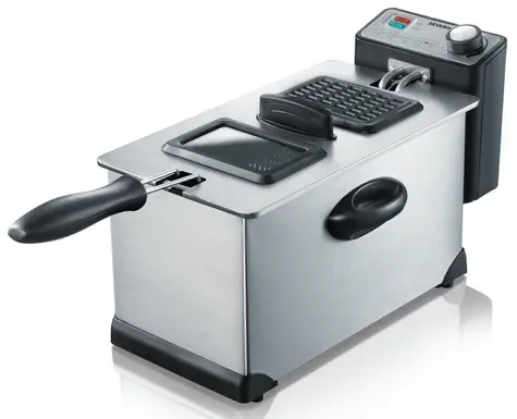 Severin FR 2431 strieborná / fritéza / 2000W / 3 l / až 190 ° C