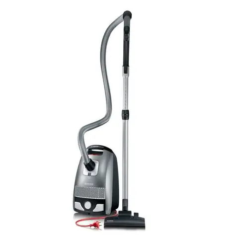 Severin BC 7045 sivá / Vreckový vysávač / 750W / 3 l / 72 dB / HEPA