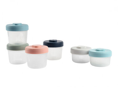 Beaba Sada téglikov na jedlo 2x 90 ml &amp; 4x 150ml