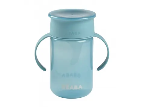 Beaba Hrnček trénovací 360 ° Blue 340 ml 12m +