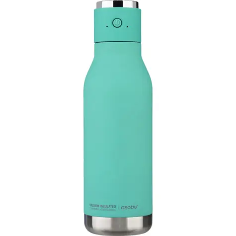 Asobu Wireless Double Wall Speaker Bottle Teal 0.5 L / fľaša s bezdrôtovým reproduktorom / nerezová oceľ
