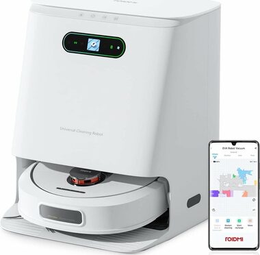 Roidmi EVA / Robotický vysvač s mopom / 3200 Pa / 5200 mAh / nádoba 0.22 l / HEPA 