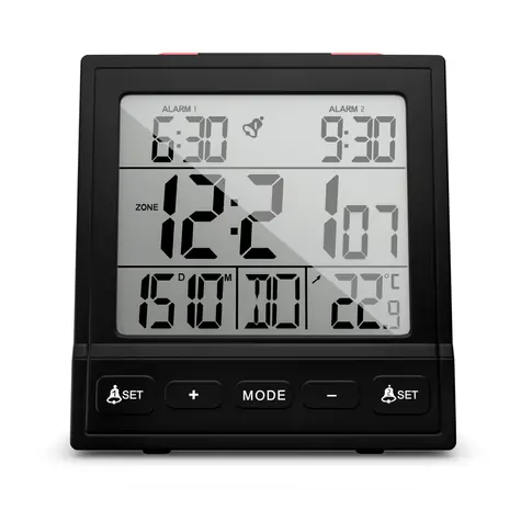 Mebus 25581 Radio alarm clock / Rádiom riadený budík