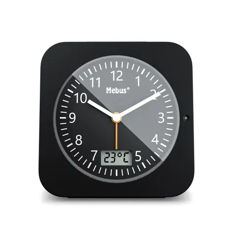 Mebus 25609 Radio alarm clock / Rádiom riadený budík / 1 x AA