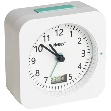 Mebus 25610 Radio alarm clock / Rádiom riadený budík / 1 x AA