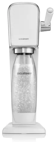 SodaStream Art biela / výrobník sódy / bez BPA / 1x fľaša 1 L / 1x CO2 plyn