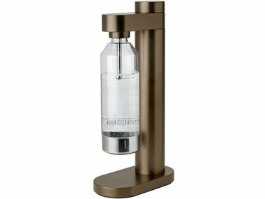 Stelton Brus Carbonator hnedá / výrobník sódy / bez fľaše / bez CO2 / 7-9 Pa 