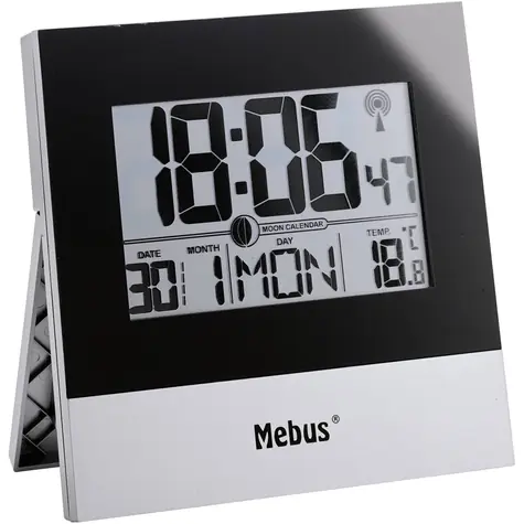 Mebus 41787 - Rádiom riadené nástenné hodiny 