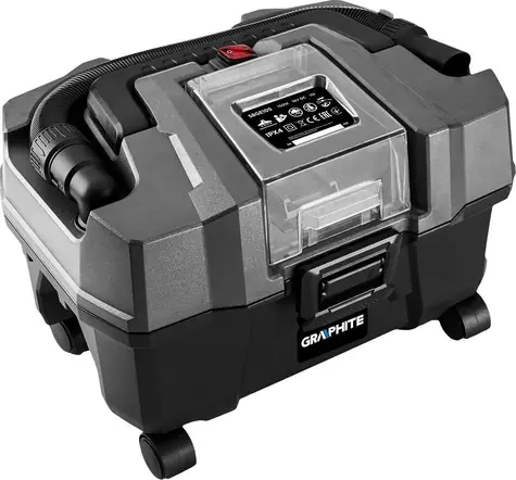 Graphite 58GE105 / Dielenský vysávač / 150W / 10 l / mokré a suché vysávanie