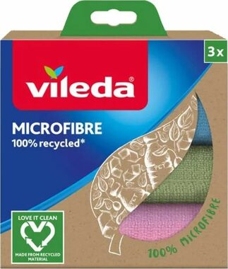 Vileda Microfibre Mikrohandričky / 3 ks / recyklované